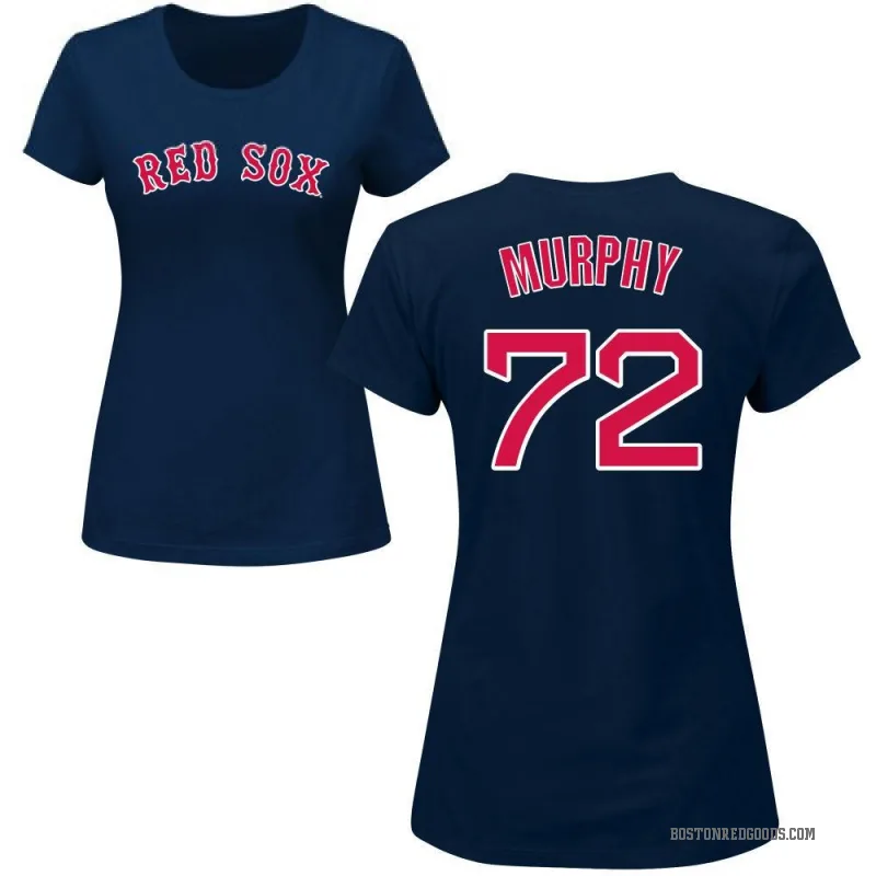 Chris Murphy Women's Navy Boston Red Sox Roster T-Shirt -
