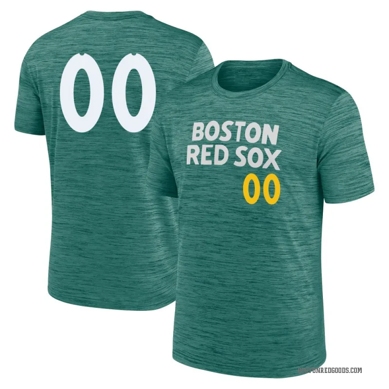 Custom Men's Green Boston Red Sox 2025 City Connect Collection Velocity Performance Game Day T-Shirt