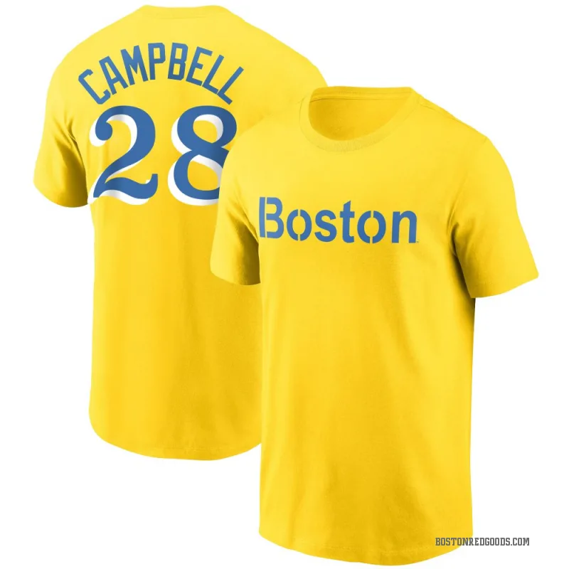 Kristian Campbell Youth Gold Boston Red Sox City Connect T-Shirt