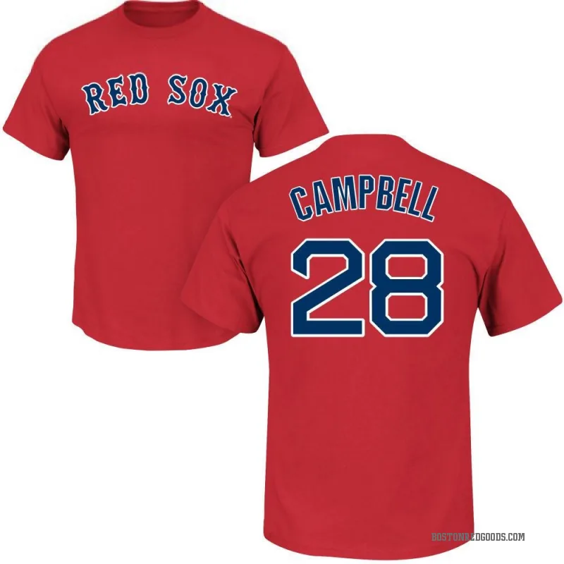 Kristian Campbell Youth Scarlet Boston Red Sox Roster T-Shirt -