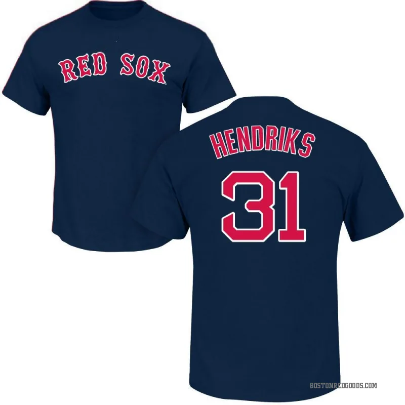 Liam Hendriks Youth Navy Boston Red Sox Roster T-Shirt -