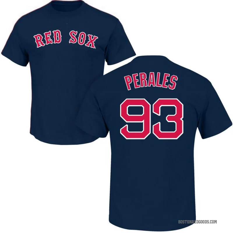 Luis Perales Youth Navy Boston Red Sox Roster T-Shirt -