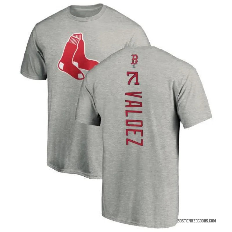 Phillips Valdez Men's Ash Boston Red Sox Backer T-Shirt -