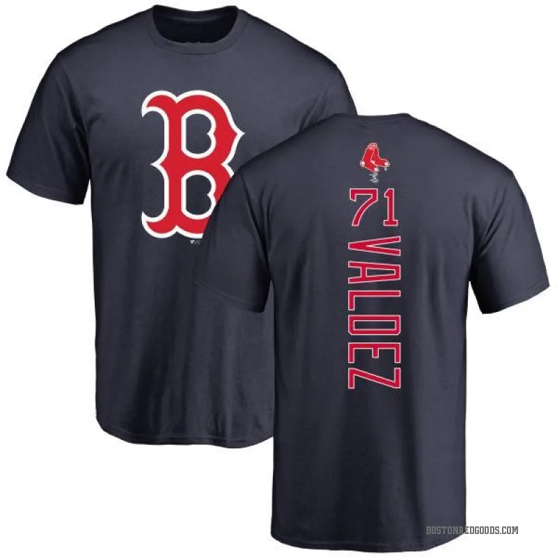 Phillips Valdez Men's Navy Boston Red Sox Backer T-Shirt -