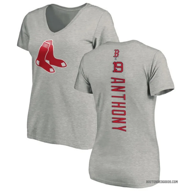 Roman Anthony Women's Ash Boston Red Sox Backer Slim Fit T-Shirt -