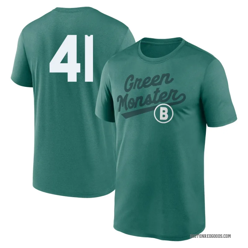 Tyron Guerrero Men's Green Boston Red Sox 2025 City Connect Team Phrase Script Performance Game Day T-Shirt