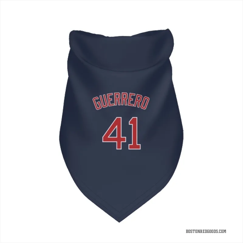 Tyron Guerrero  Navy Boston Red Sox  Cat & Dog Pet Bandana