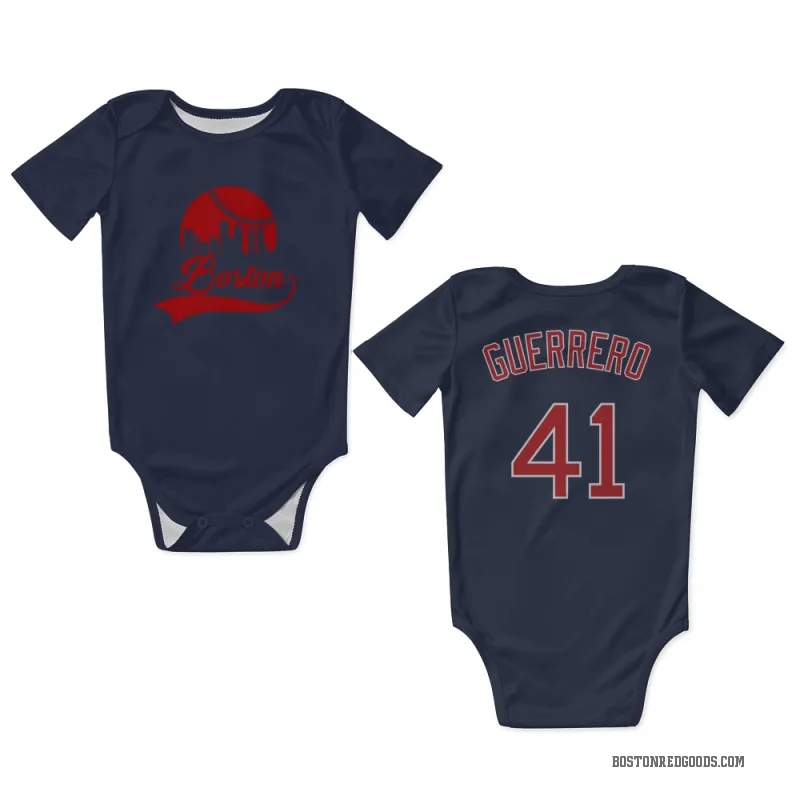 Tyron Guerrero  Navy Boston Red Sox  Newborn & Infant Bodysuit