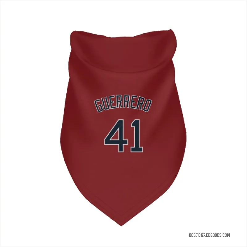 Tyron Guerrero  Red Boston Red Sox  Cat & Dog Pet Bandana