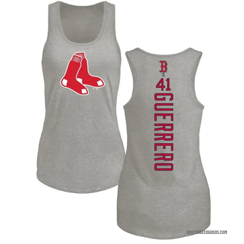 Tyron Guerrero Women's Ash Boston Red Sox Backer Tank Top -