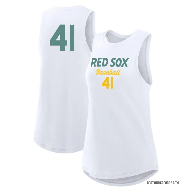 Tyron Guerrero Youth White Boston Red Sox 2025 City Connect Tricode High Neck Tank Top